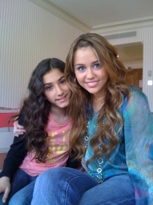 Sarah et Miley Cyrus