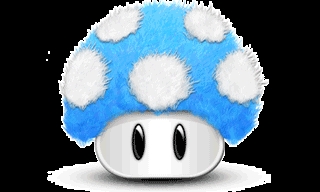 champignon bleu