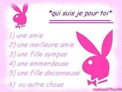 Je suis quoi pour toi??