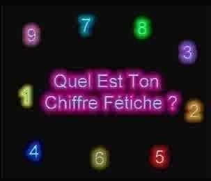 Quelle est ton chiffre f�tiche