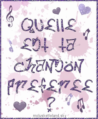 Quelle est ta chanson preferer