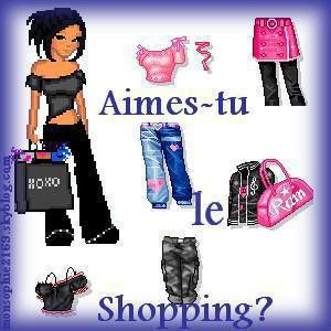 Aimes tu le shopping??