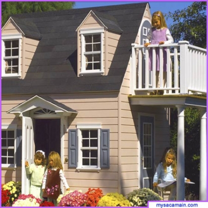 c'est une petite maison a notre jardon hhhhhhhh