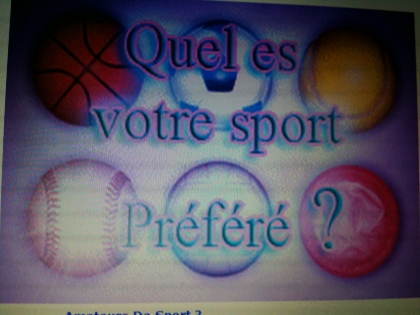 kel et ton sport prfr