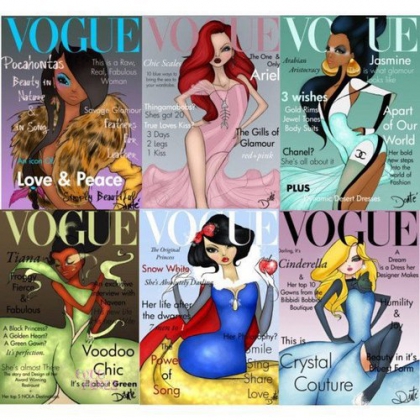THE DISNEY PRINCESS IS IN VOGUE