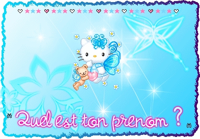 quele est ton prnom?