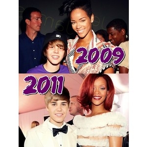 Rihanna et justin 2009 et 2011