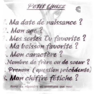 petit quizz