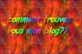 vous pensea koi de mon blog