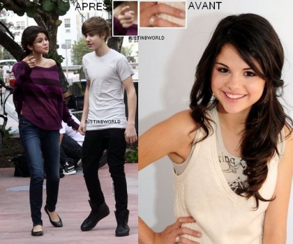 justin et selena plus ...