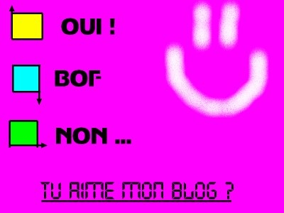 Tu aimes mon blog ?
