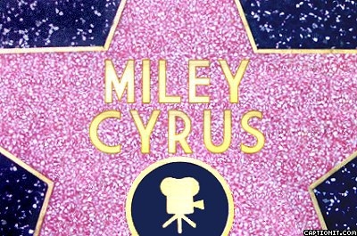 miley cyrus et son �toile