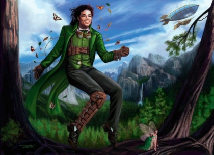 Michael en costume Peter Pan ♥