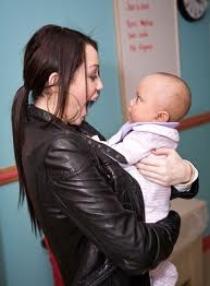 miley and baby