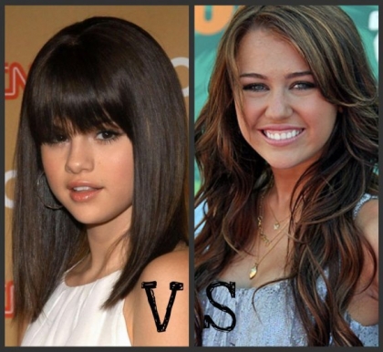 selena gomez vs miley cyrus
