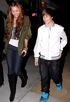 miley cyrus et justin bieber