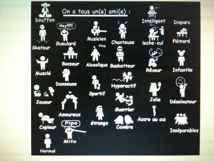 on a tous une ami(e) ou un ami!!