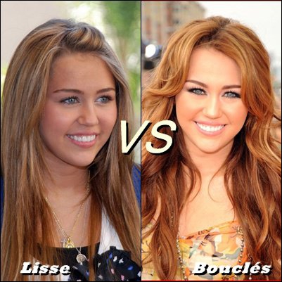 Plutot lisses ou fris�s ? 