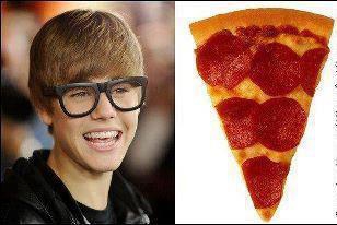 Justin bieber VS La pizza :p