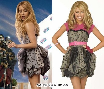 qui le porte le mieux Ashley Tisdale ou Hannah Montana ?