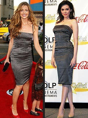 qui la porte la mieux Denise Richard(gauche) ou Rose McGowan(droite)