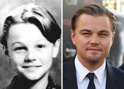 Leonardo DiCaprio petit et adulte