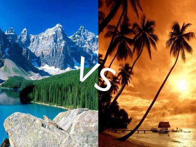 la plage ou la montagne