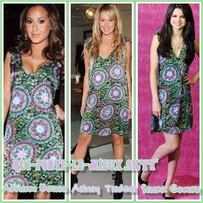 qui porte le mieux cette robe ?