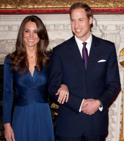 le    prince  William est Kate  