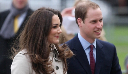 le    prince  William est Kate  