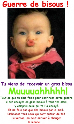 La guerre des bisous !!
