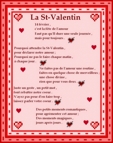 Bonne Saint-Valentin !!!!