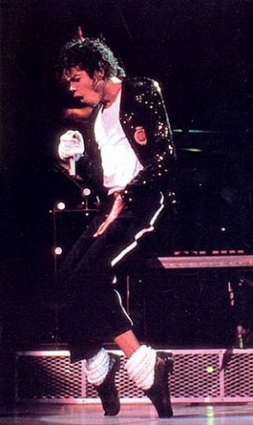 mj billie jean en consert