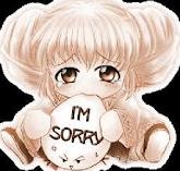 D�sol� pour...♥