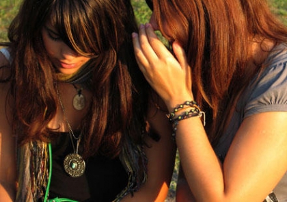 Ma soeur sarah et sa pote Anais