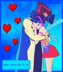 Winx club : Musa et Riven . 