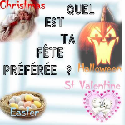 quel est ta fete prferer