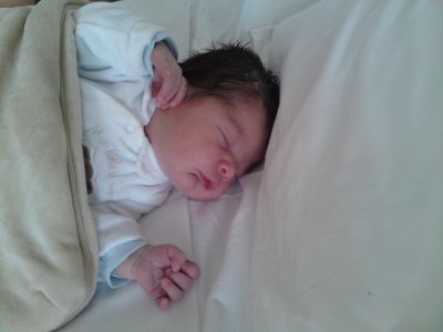 Ma fille Lea qui est née