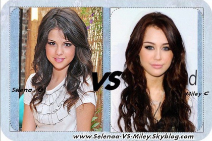 selena vs miley