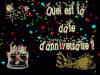 quelle est ta date d'anniv