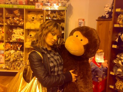 Moi et.... UNE PELUCHE !!!!