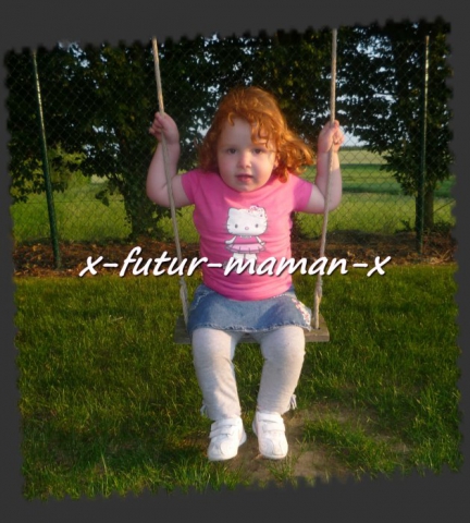Ma fille sur la balan�oire 