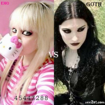 emo VS goth