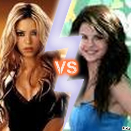 selena  gomez  est   shakira