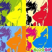 le  portait    pop   art  de   kaiti