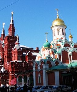 la  place    rouge  de  Moscou   
