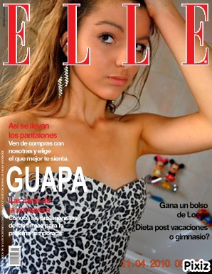 le  mannequin     du  magazine