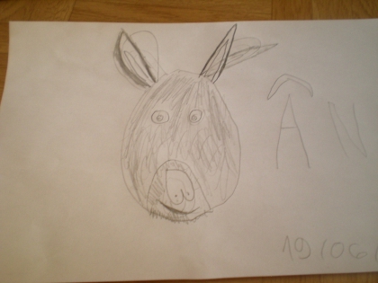 dessin    d un   �ne  