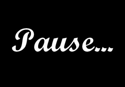 Petite pause au blog ...