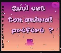 quel est ton animal pr�f�rere